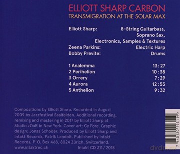 Elliott Sharp: Transmigration At The Solar Max [CD]