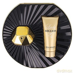 Paco Rabanne Lady Million Zestaw - Woda Perfumowana 80ml Spray + Balsam Do Ciała 100ml [2xKOSMETYKI]