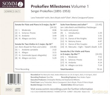 Trotovsek,Lana/Bizjak,Boris/Canyigueral,Maria - Prokofiev Milestones, Vol. 1 [CD]