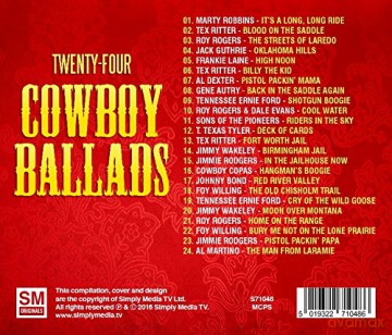 Twenty-Four Cowboy Ballads [CD]