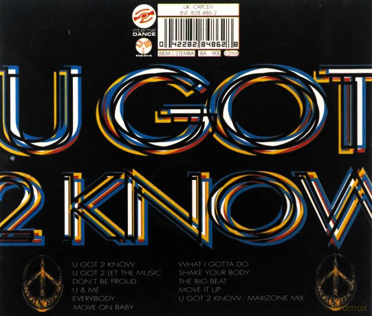 Cappella: U Got 2 Know [CD]