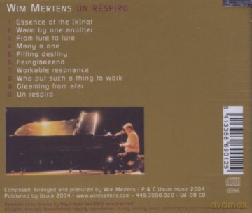 Wim Mertens: Un Respiro [CD]
