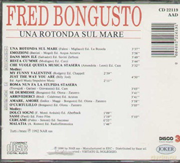 Fred Buongusto: Una Rotonda Sul Mare [CD]
