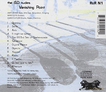 The (Ec) Nudes: Vanishing Point [CD]