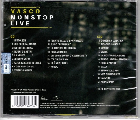 Vasco Rossi - Nonstop Live (2) [CD]