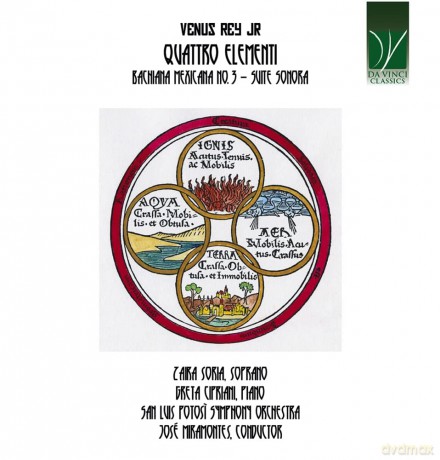 Venus Rey Jr: Quattro Elementi, Bachiana Mexicana No. 3, Suite Sonora [CD]