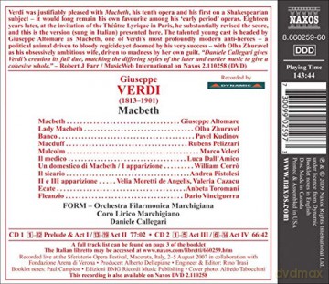 Giuseppe Verdi: Verdi: Macbeth [2CD]