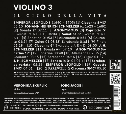 Violino 3-Il Ciclo Della Vita [CD]