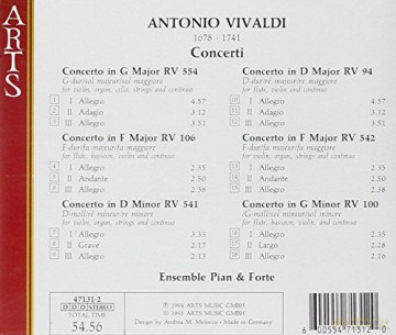 Antonio Vivaldi: Vivaldi: Concerti [CD]