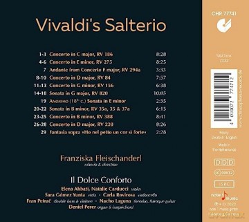 Fleischanderl Franziska - Il Dolce Conforto: Vivaldis Salterio [CD]