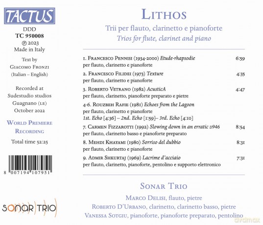 Sonar Trio: Vv.Aa.: Lithos [CD]