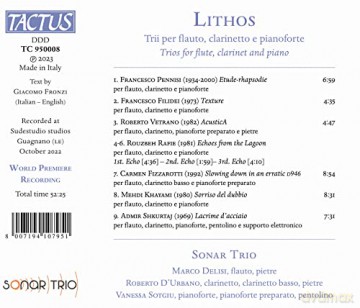 Sonar Trio: Vv.Aa.: Lithos [CD]