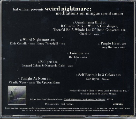 Weird Nightmare - Meditations On Mingus [CD]