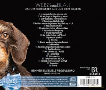 Pritschet/Renner Ensemble Regensburg: Weissundblau-MÄNnerchorwerke Aus Und ÜBer Bayern [CD]