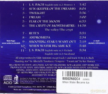 Eddy Antonini: When Water Became Ice [CD]