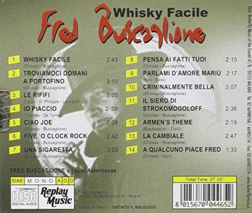 Fred Buscaglione: Whisky Facile [CD]
