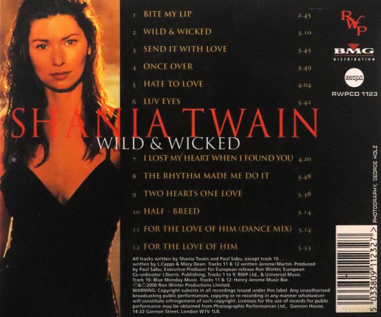 Shania Twain: Wild And Wicked [CD]