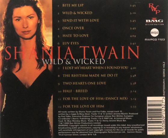 Shania Twain: Wild And Wicked [CD]