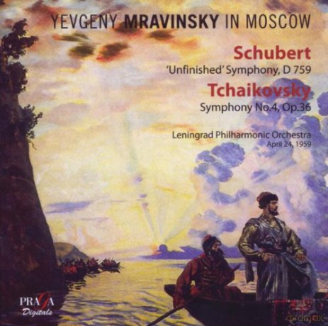 Yevgeny Mravinsky: Yevgeny Mravinsky in Moscow: Schubert Symphony no.8 Tchaikovsky Symphony no.4 [CD]