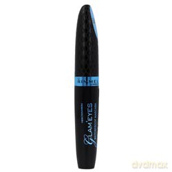 Rimmel Mascara Glam Eyes Wodoodporny Pogrubiająco - Wydłużający Tusz Do Rzęs 8 Ml - 001 Black Czarny [KOSMETYKI]