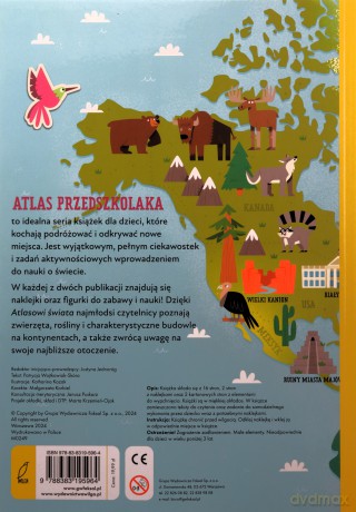 Atlas świata. Atlas przedszkolaka - Opracowanie zbiorowe [KSIĄŻKA]