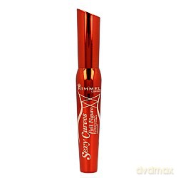 Rimmel Mascara Sexy Curves Full Figure Pogrubiający I Podkręcający Tusz Do Rzęs 8 Ml - 003 Extreme Black [KOSMETYKI]