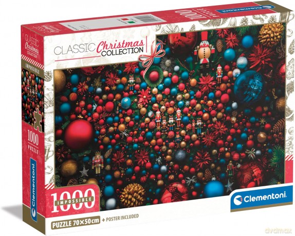 CLEMENTONI 1000 el. Compact Impossible Christmas Collection 39926 [PUZZLE]