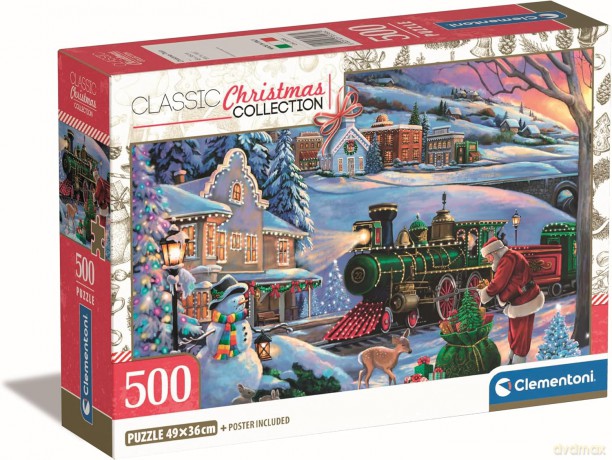 CLEMENTONI 500 el. Compact Christmas Collection 35566 [PUZZLE]