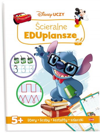 Disney Uczy Ścieralne EDUplansze UMA-9301 [KSIĄŻKA]