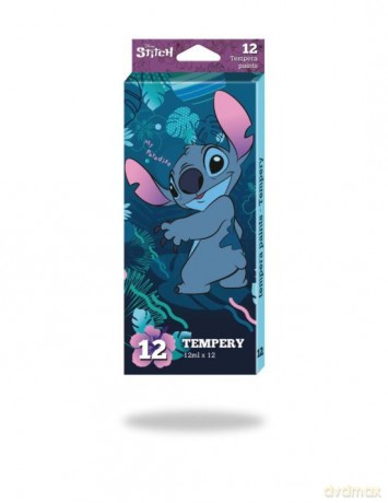 Farby tempera w tubach Disney Core Stitch 12 ml 12 kolorów