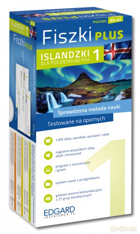 Islandzki Fiszki PLUS dla początkujących 1. Fiszki PLUS - Marta Bartoszek [KSIĄŻKA]