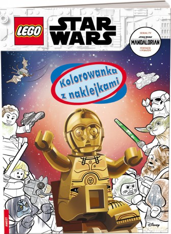 LEGO Star Wars Kolorowanka z Naklejkami NA-6303 - Opracowanie zbiorowe [KSIĄŻKA]