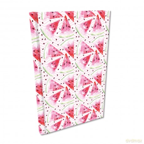 Notes A5 kratka Soft Touch Arbuzy