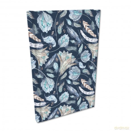 Notes A5 kratka Soft Touch Kwiaty Boho