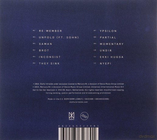 Olafur Arnalds: Re:Member (2024 Reissue) [CD]