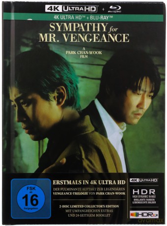 Sympathy for Mr. Vengeance (Pan zemsta) (mediabook) [Blu-Ray 4K]+[Blu-Ray]