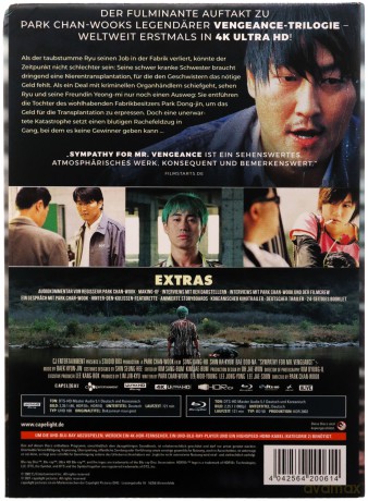 Sympathy for Mr. Vengeance (Pan zemsta) (mediabook) [Blu-Ray 4K]+[Blu-Ray]
