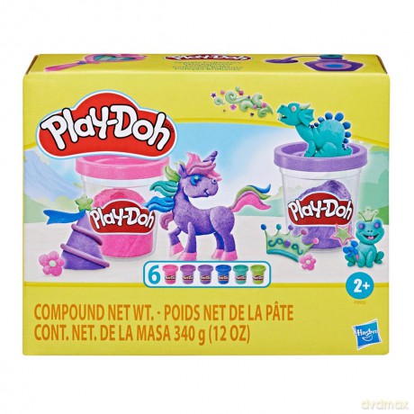 PLAY-DOH 6Pak Błyszczących Kolorów, zabawka kreatywna