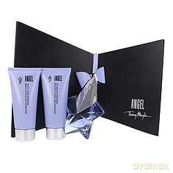 Thierry Mugler Angel Women Zestaw - Woda Perfumowana 50ml Spray - Refillable + Balsam Do Ciała 100ml + Żel Pod Prysznic 100ml [3xKOSMETYKI]