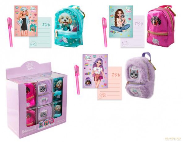 Zestaw do pisania w etui - miniplecak BDGirls BD23023 mix