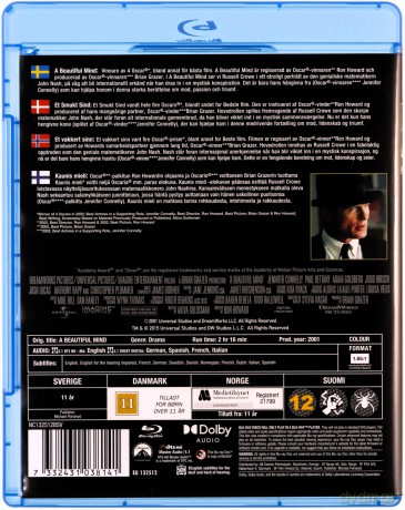 A Beautiful Mind (Piękny umysł) [Blu-Ray]