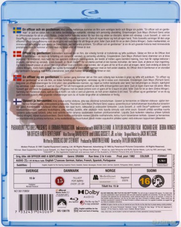 An Officer and a Gentleman (Oficer i dżentelmen) [Blu-Ray]