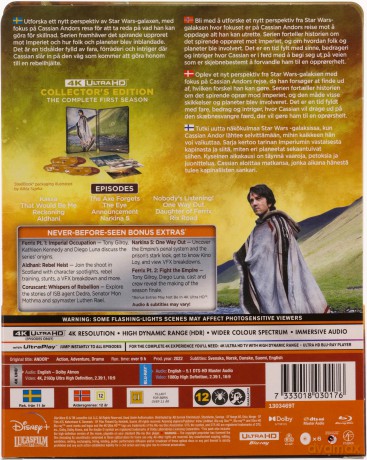 Andor Season 1 (steelbook) [3xBlu-Ray 4K]+[Blu-Ray]