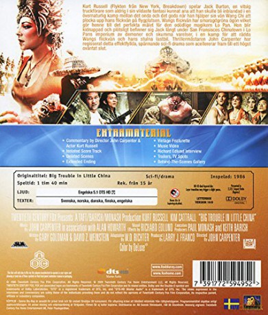 Wielka draka w chińskiej dzielnicy [Blu-Ray]