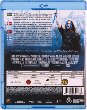 Braveheart (Braveheart - Waleczne serce) [Blu-Ray]