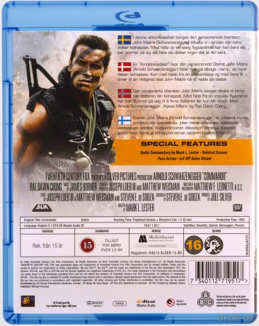 Commando (Komando) [Blu-Ray]