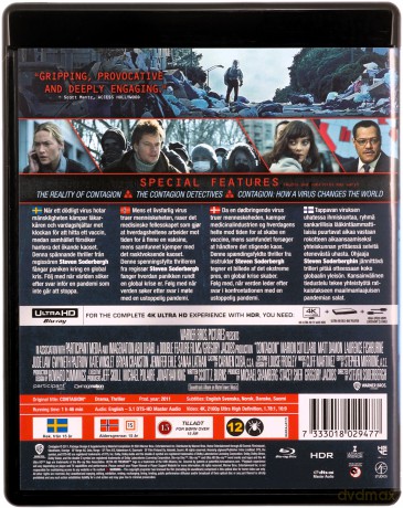 Contagion (Contagion: Epidemia strachu) [Blu-Ray 4K]