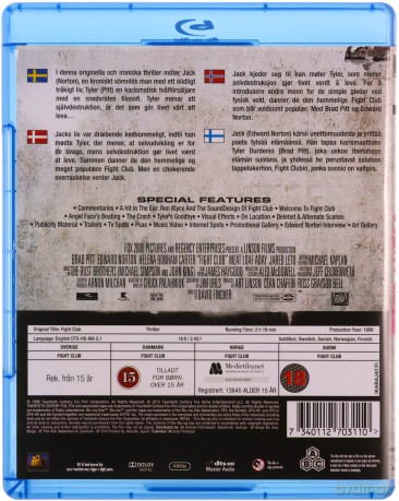 Fight Club (Podziemny krąg) [Blu-Ray]