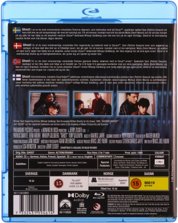 Ghost (Uwierz w ducha) [Blu-Ray]