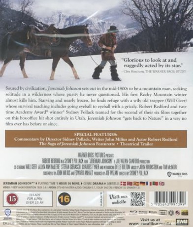 Jeremiah Johnson [Blu-Ray]